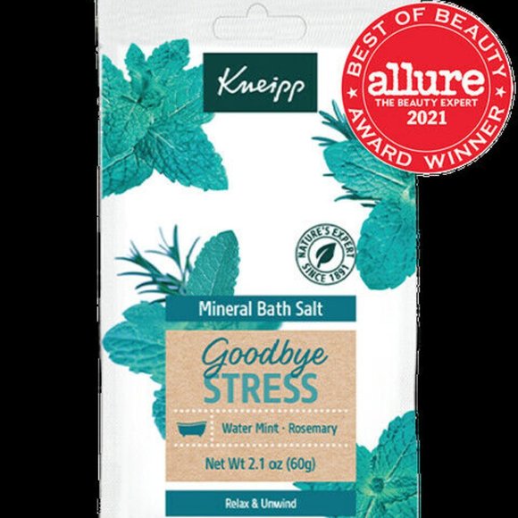 Kneipp Goodbye Stress Rosemary & Water Mint Aromatherapy Mineral Bath Salt Mini - Picture 1 of 1